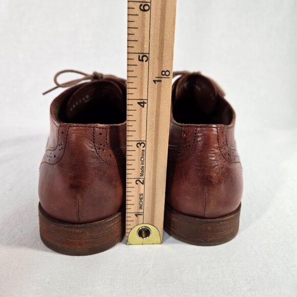 Cole Haan Mackenzie Brown Leather Oxford Shoes - Picture 15 of 16